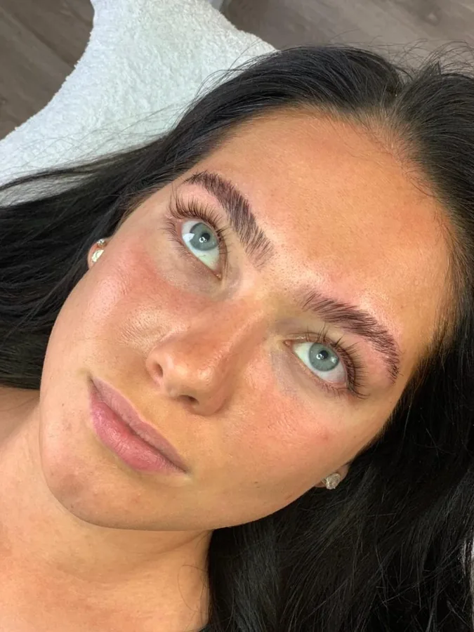 Brow Lifting und Lash Lifting Ergebnis